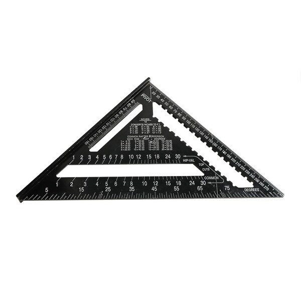 Big Horn Rafter Angle Square, 12 Inch, Aluminum 19579 - main